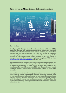 Microfinance Software: Why Invest & Key Benefits