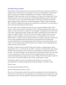 Human Form in Literature: An Exploration
