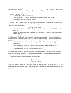Microeconomic Theory Practice Problems