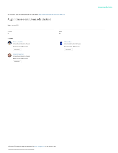 Algoritmos e Estruturas de Dados 1