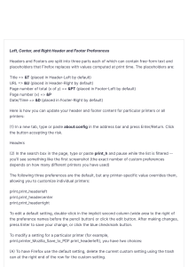 Customize Firefox Header & Footer Settings: A How-To Guide