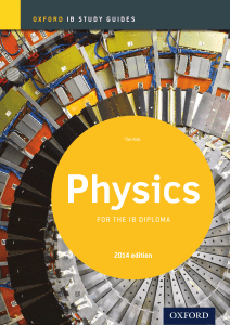IB Physics Study Guide: For the IB Diploma