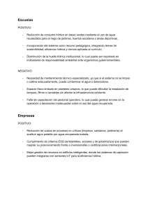 Recolecci&oacute;n de agua: pros y contras por sector