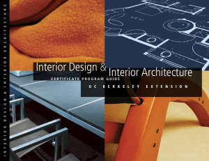 UC Berkeley Extension Interior Design & Architecture Certificate Guide