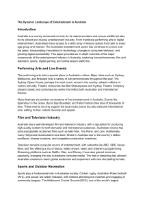 Australia's Entertainment Industry: A Dynamic Overview