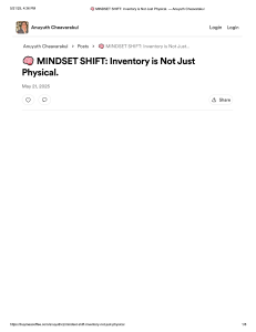 Mindset Shift: Inventory Beyond the Physical