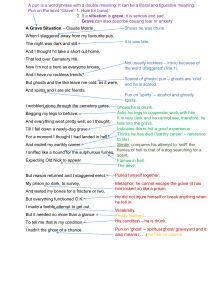 "A Grave Situation" Poetry Analysis | Puns & Irony