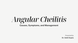 Angular Cheilitis: Causes, Symptoms & Management | Dr. Sahil Gupta