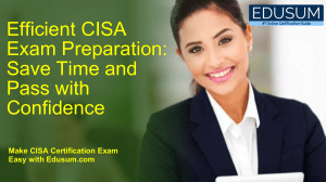 CISA Exam Prep: Efficient Study & Pass with Confidence