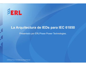 Arquitectura IED IEC 61850: Bus de Estación y Proceso