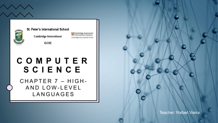 High & Low-Level Languages: Computer Science Presentation