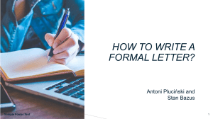 How to Write a Formal Letter: Guide & Examples