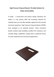High Pressure Fireproof Boards: Safety & Durability Solution